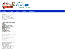 Tablet Screenshot of goldbeachlumber.com